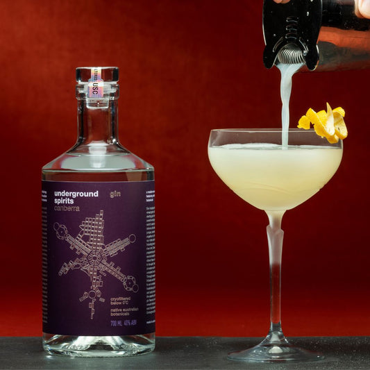 Underground Spirits Juniper Sidecar cocktail mixology